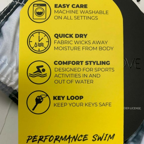 Body Glove NWT Tie-Dye Cow MAUI Swim Shorts - Picture 6 of 6